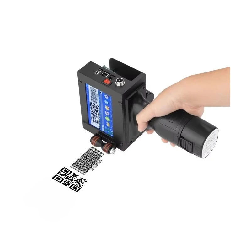 Directly Sale Good Quality Printer Date Number logo Inkjet PrinterYaomatec Metal Shell 12.7mm Handheld Coding Machine Factory