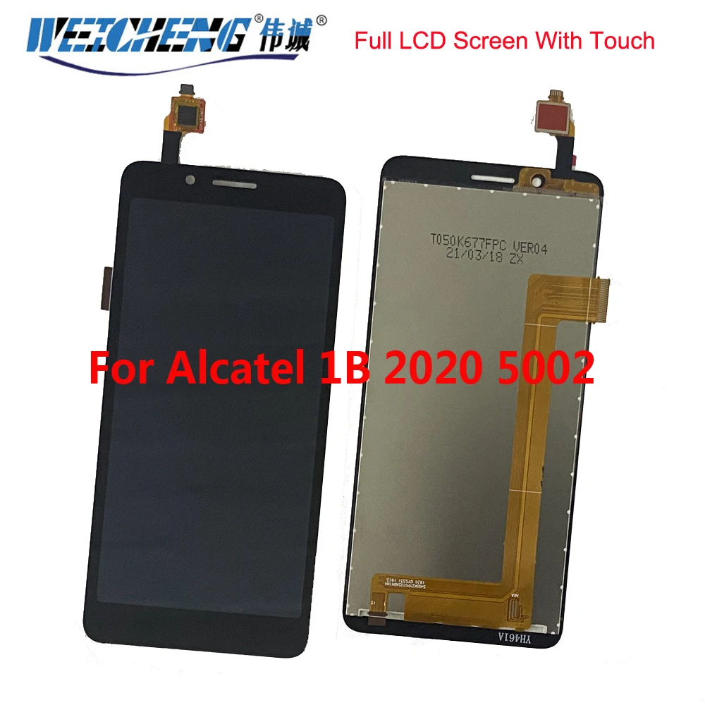 

5.5”Original Tested LCD Display For Alcatel 1B 2020 5002 LCD Display Touch Screen Digitizer Assembly Replacement