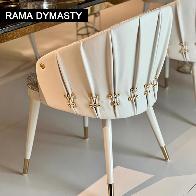 Luxury Design Dining Chairs with Backrest Dinner Chairs  Leisure Chair for Dining Room, Conference Room, Reception Room