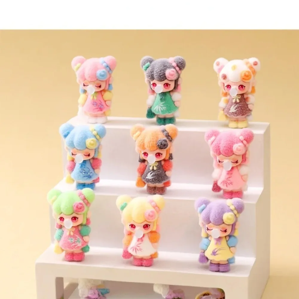 Cute Plush Chinese-Style Blind Box Accessories, Trendy Toys, Blind Boxes, Blind Bags, Keychains, Desktop Birthday Gifts