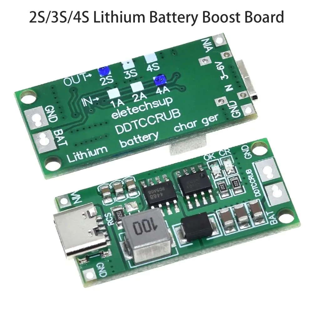 18650 7.4V 11.1V 14.8V Li-Ion Charger Lithium Battery Charging Step Up Board 2S 3S 4S Boost Module