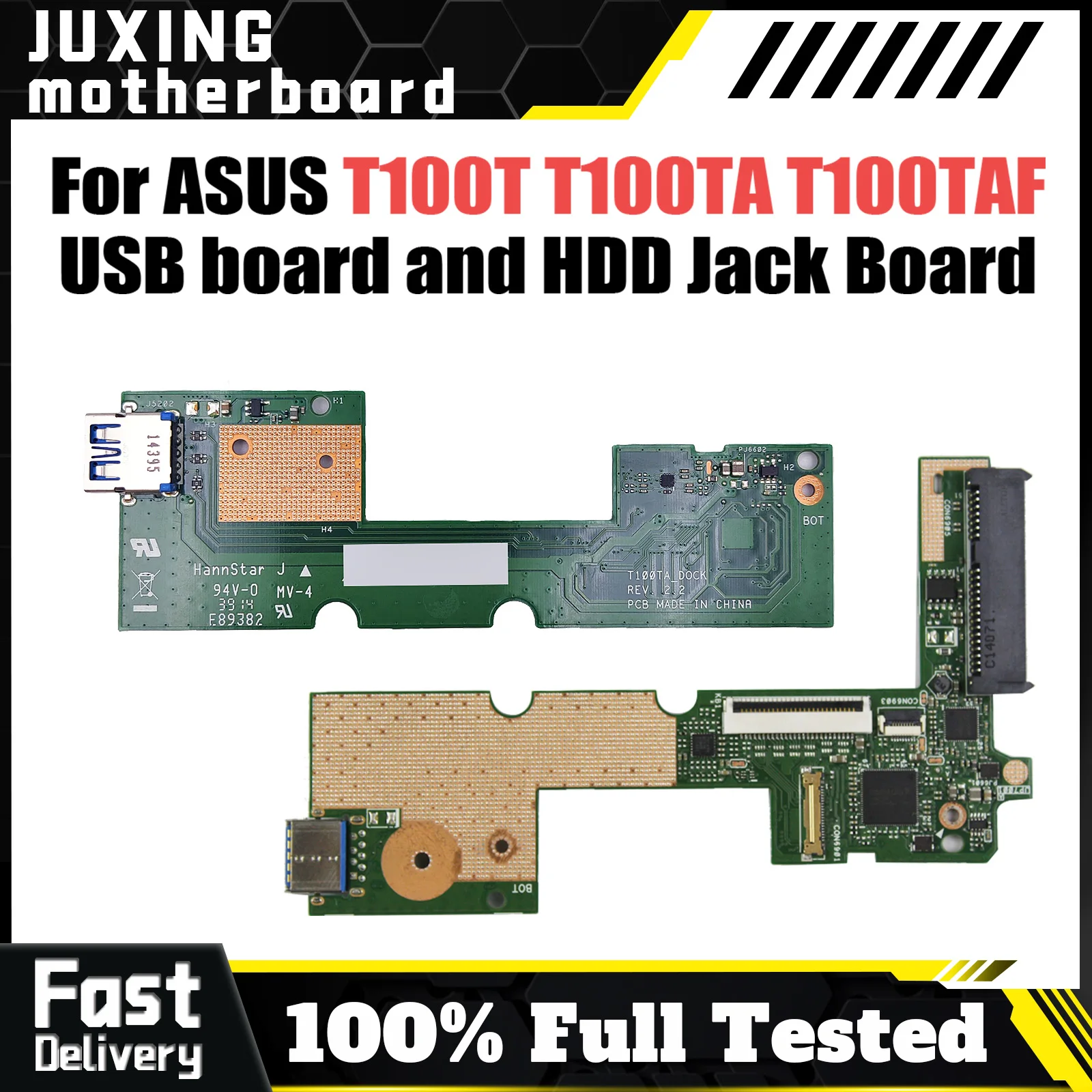 For Asus T100t T100TA T100TAF USB connector port board and Laptop HDD Jack Board 100% Tested Fast Ship