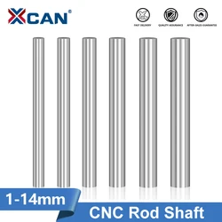 XCAN Stainless Steel Rod Diameter 1-14mm CNC Lathe Rod 100mm Linear Shaft 3d Printer Parts Metric Round Rod for DIY Craft Tool