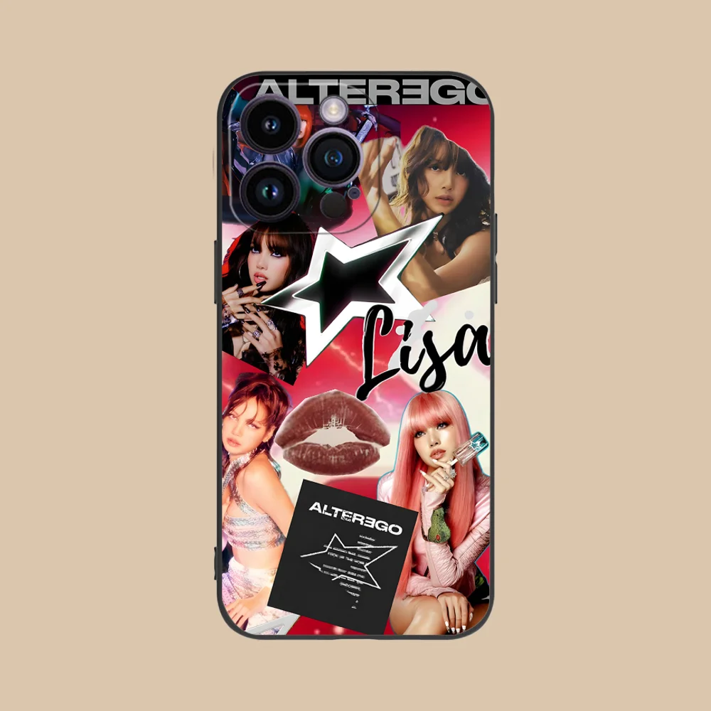 KPOP Alterego Lisa Phone Case for iPhone 16 15 14 13 12 11 X XR XS