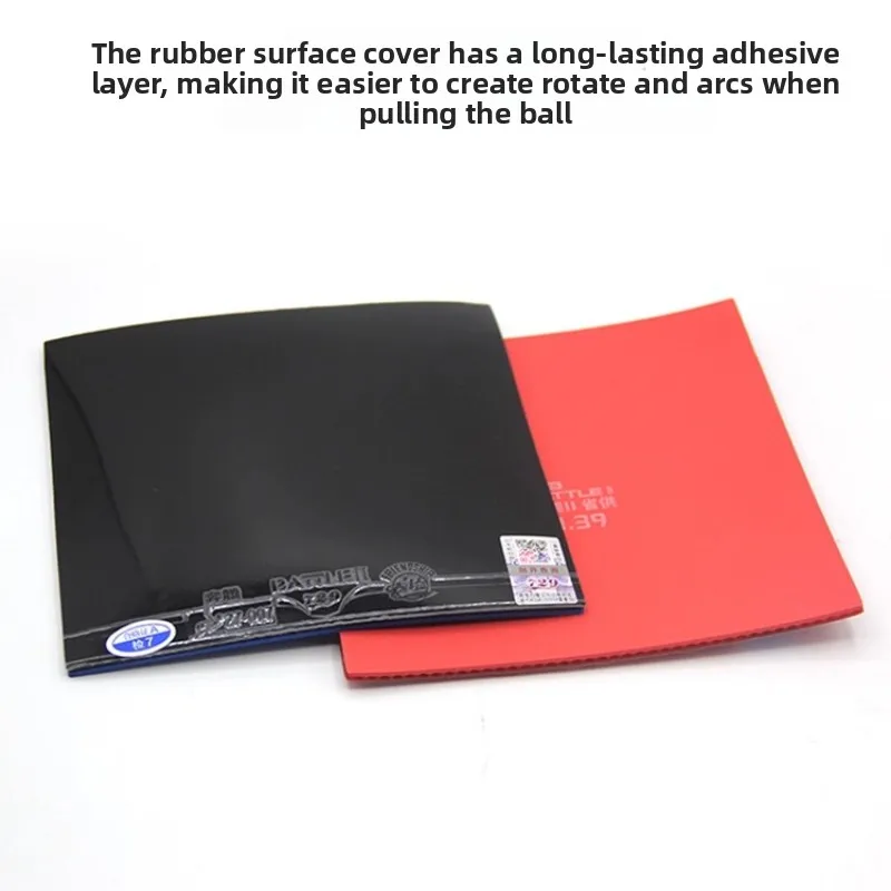 Vriendschap 729 BATTLE 2 Tafeltennisrubberblad Kleverig met blauwe spons Pips-in Speciaal gemaakt Pingpongrubber ITTF-goedgekeurd