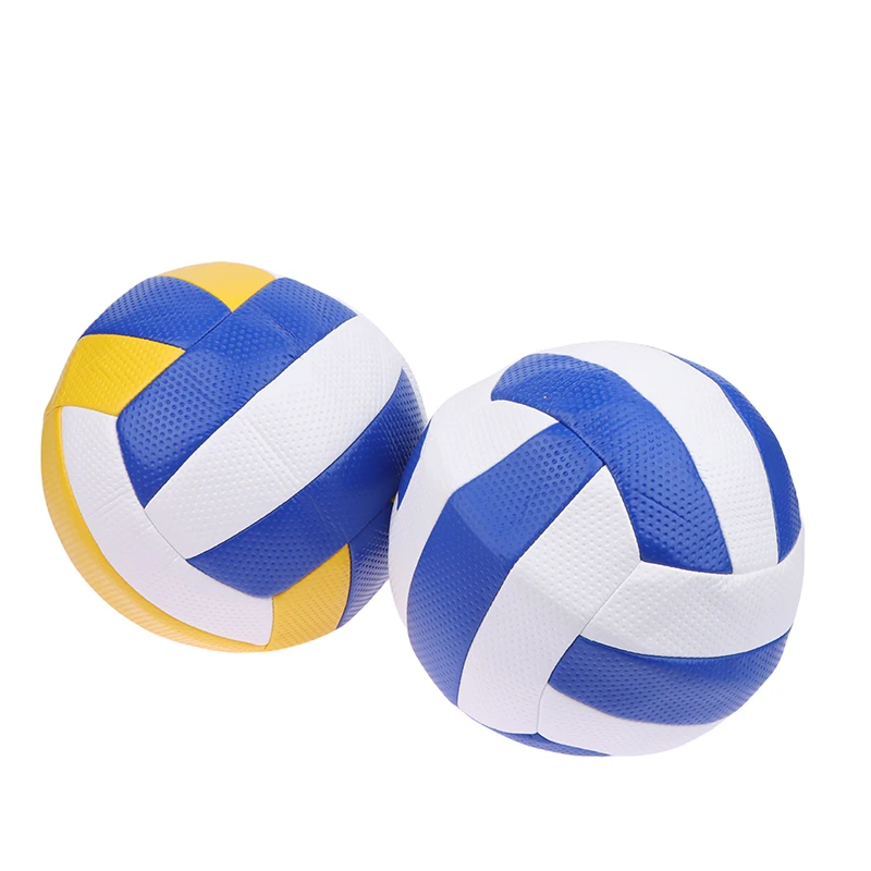 Ballon d'entraînement de volley-ball en PVC résistant à la tension, taille 5, adapté pour la plage, le camping en plein air, le jeu d'intérieur, le VPN