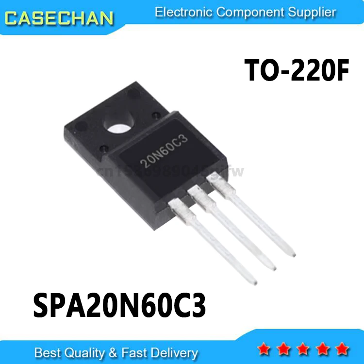 

10 шт. SPA20N60C3 SPA20N65C3 20N60C3 20N65C3 20N65CFD TO-220F 20A 600 В