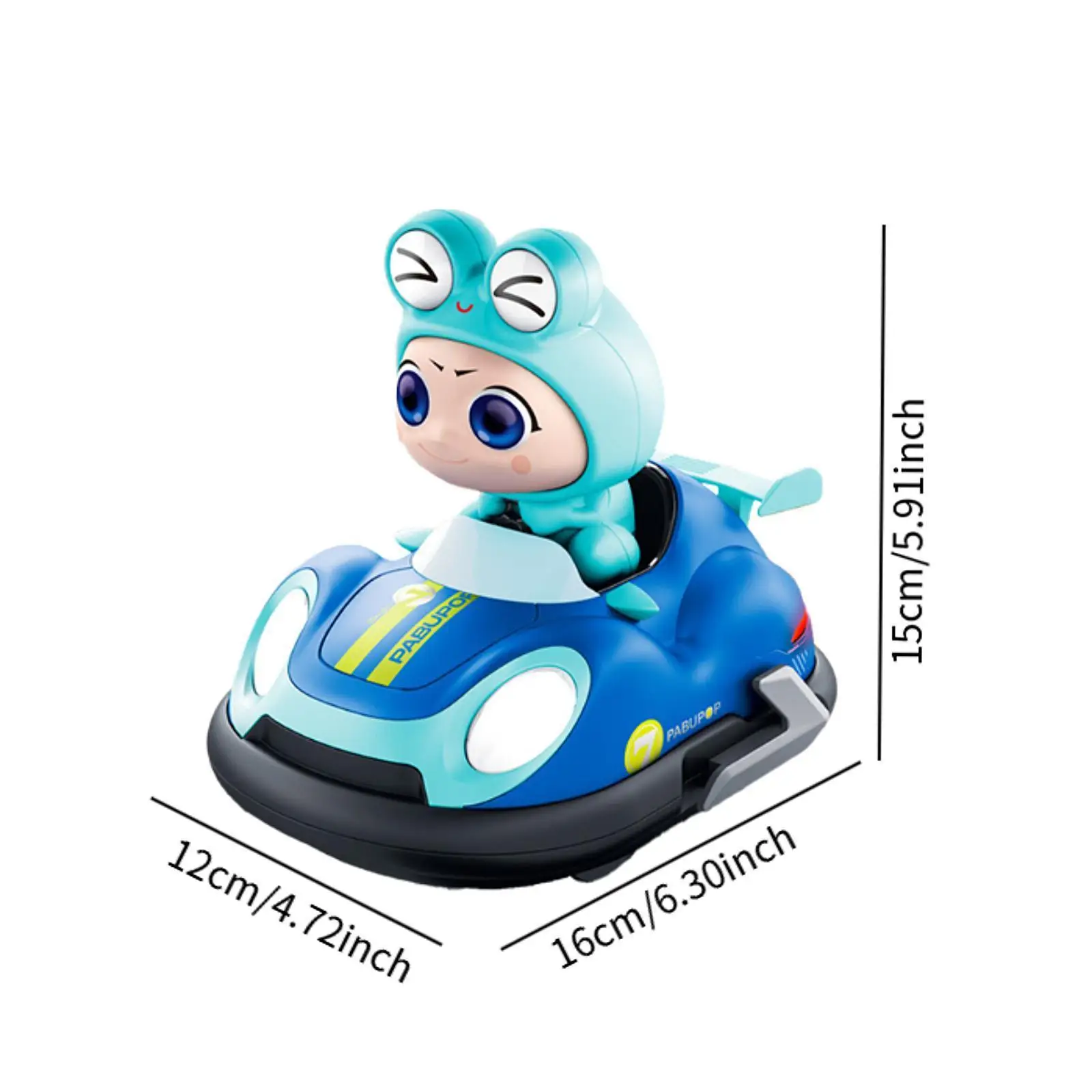 RC Battle Car Cartoon Veicolo Giocattolo Robusto telecomando Auto RC Cartoon Car Toy per bambini dai 6 anni in su Bambini Bambini Adolescenti Capodanno