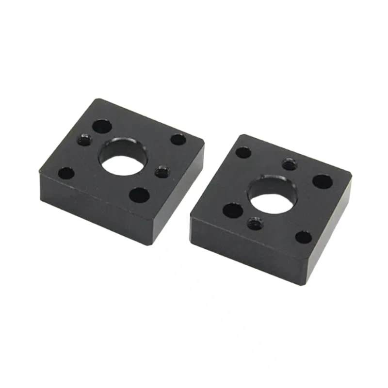 Oem Metal Rapid Cnc Machining Custom Made Service Black Anodized Aluminum Alloy High-Precision Positioning Mounting Block