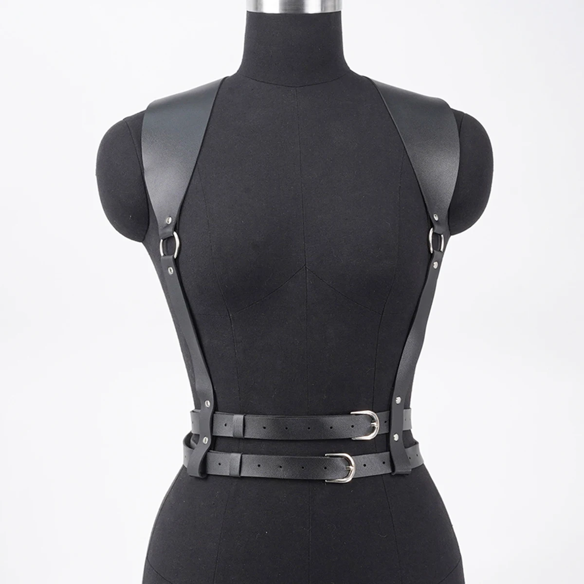 

Женский ремень, ремень в стиле панк, готический пояс с цепочкой, плотный пояс-корсет, ремни для тела, грудь, панк-готика