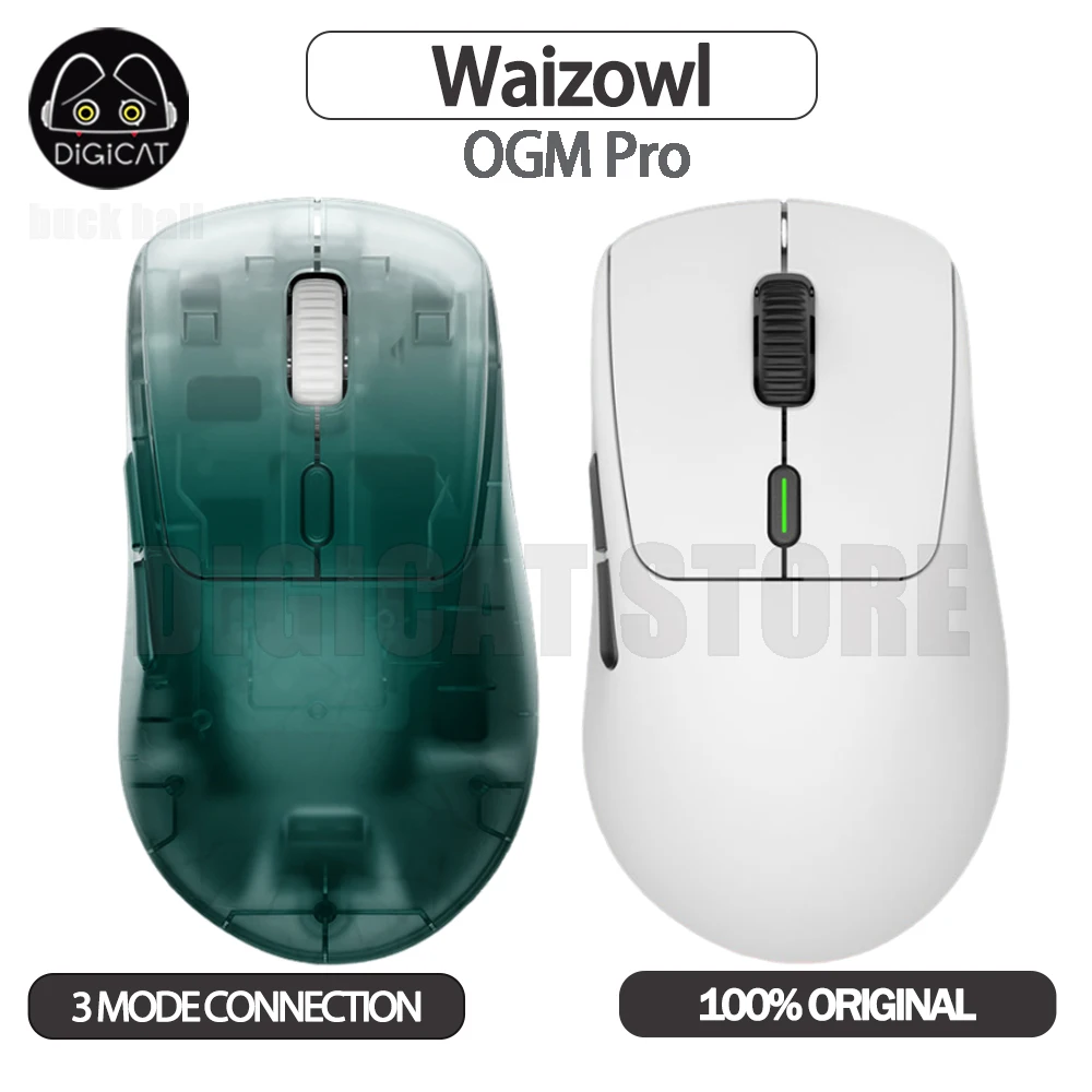 

WAIZOWL OGM Pro Mouse 3 режима USB/2,4G/Bluetooth Беспроводная мышь 26000 точек на дюйм 68 г Легкие мыши Индивидуальные игровые мыши для Win Mac