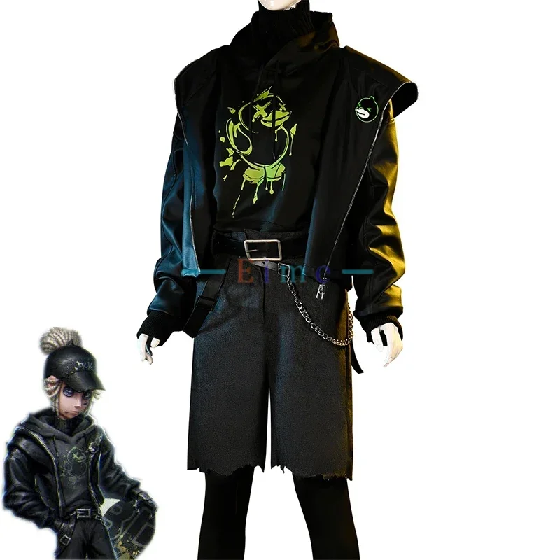 

Игра Identity V Mercenary Naib Subedar Косплей Костюм Повседневная одежда в стиле хип-хоп со шляпой Хэллоуин Карнавальная униформа на заказ