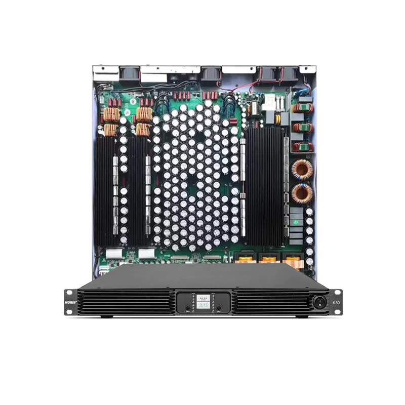 Professional New Technology Morin K30 Metal 2 Channel Power Amplifier for Stage Performance Line Array Speaker Subwoofer