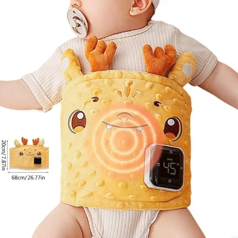 

N1HB Rechargeable Baby Tummy Wrap Heated Bellyband for Colic Relief and Gas Comfort
