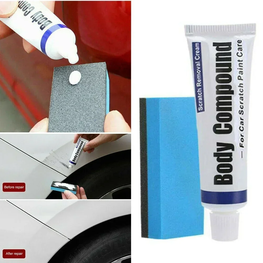 Scratch Remover Cars Polishing Body Compound Paste Paint Repair Kit Vehicle Scratch Eraser Repair Tools Maintenance Accessories