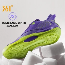 361 Degree Team Joker Men Basketball Shoes CQT Stable Rebound Anti-slip Wear-resistant High-top Combat Male Sneakers 572511105