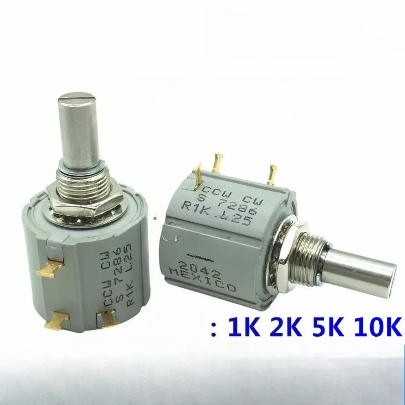 Brand new original for BI ten-turn wirewound potentiometer 7286 R1K 2K 5K 10K 20K L.25 10-turn