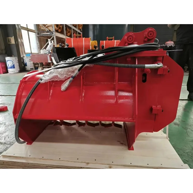 Bagger Freischneider und Dreschflegelmäher Forstmäher Rasenmäher für Bagger