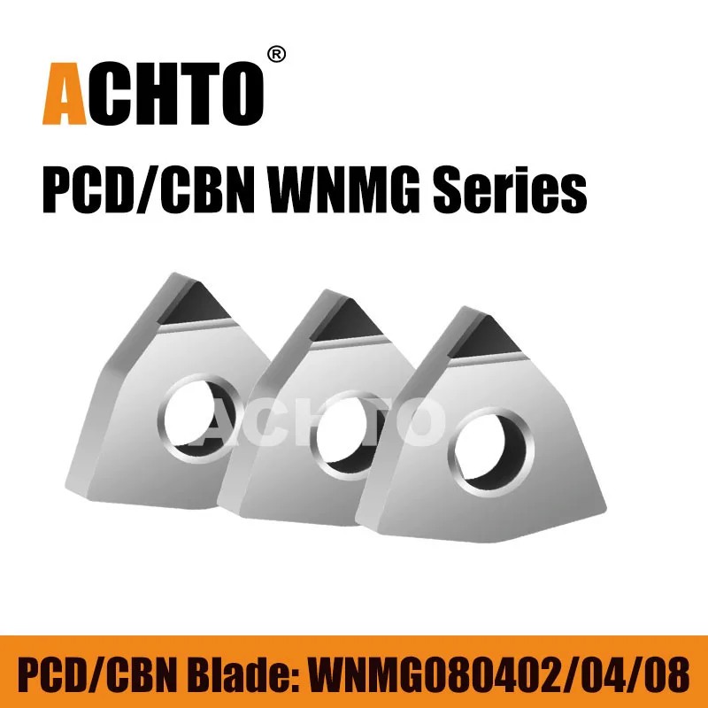 Cubic boron nitride blade WNMG080408 pcd blade Processing copper aluminum graphite cast iron
