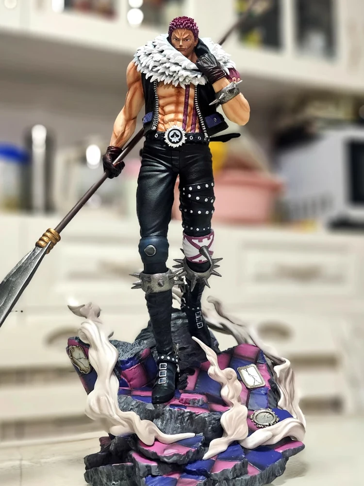

Anime One Piece Figures Charlotte Katakuri Action Figures One Piece 47cm PVC GK Model Collection Statue Ornament Birthday Gifts