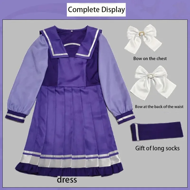 Horse Racing Girl cosplay costume White McQueen cosplay costume Female Treson Academy uniform School uniform Special Week