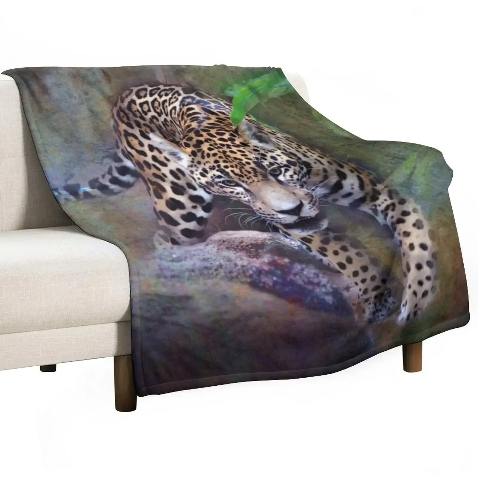 

New The Jaguar Throw Blanket Bed Fashionable Thin For Baby Blankets