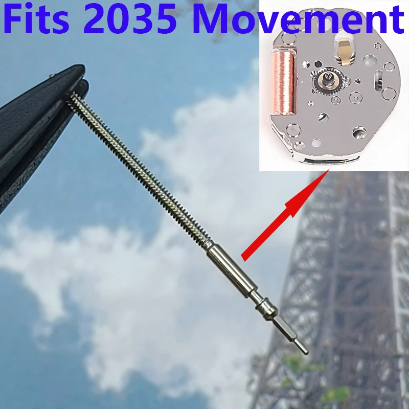 Mod 2035 Men's Watch Crown Stem Lengthen Fits 2035 Movement Watch Repair Watch Crown Stem 2035 Watch Crown Stem Spare Parts