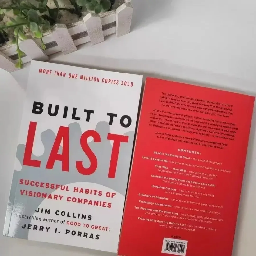 

Jim Collins Series Books Built To Last and Good To Great Paperback Book in English