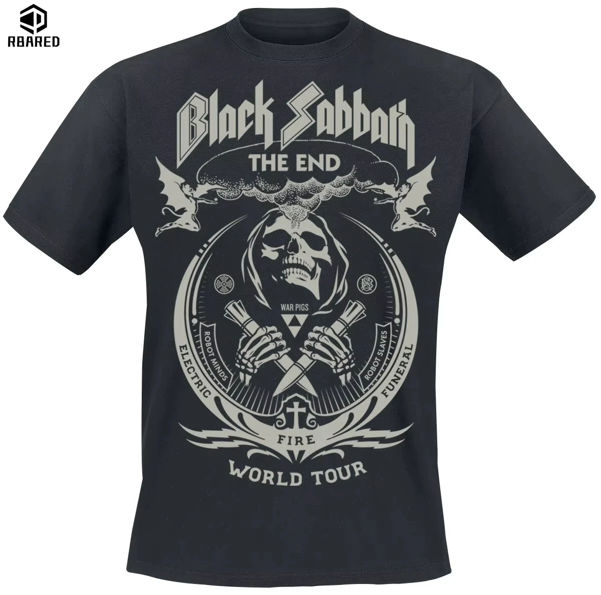 

Doomsday Death _ Black Sabbath T-shirt _ Summer Luxury Brand Cotton Men's and Women's T-shirt Short Sleeves