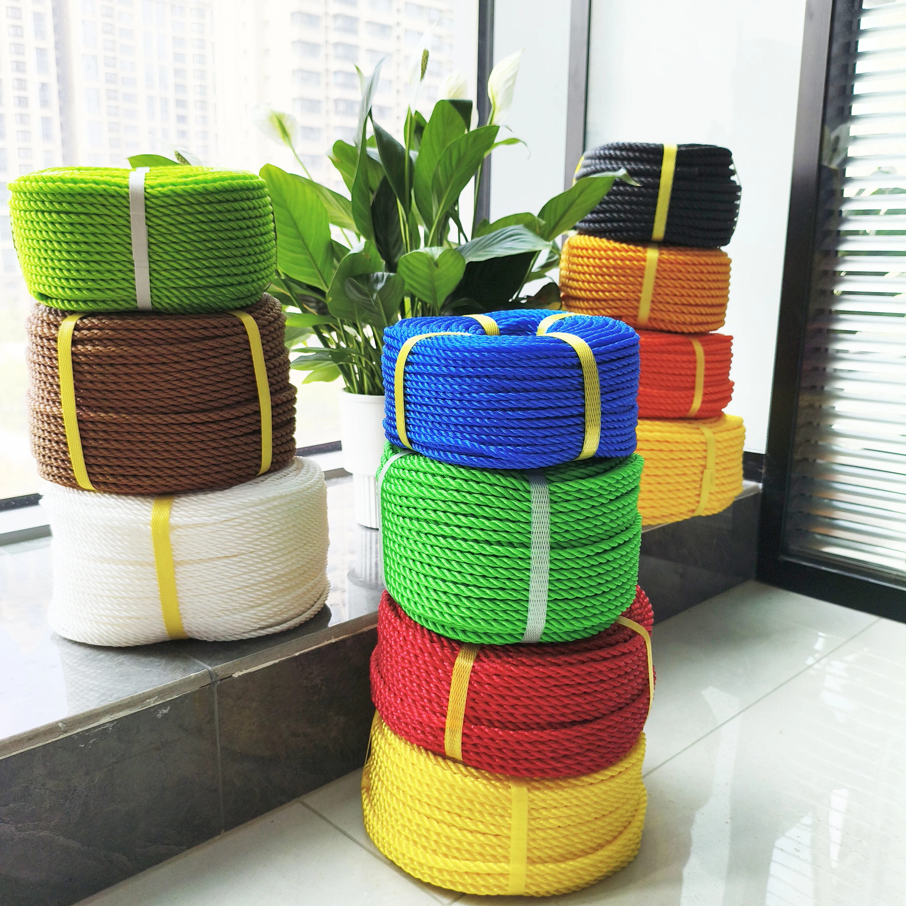 pe撚り紐-編組ロープ-漁網用