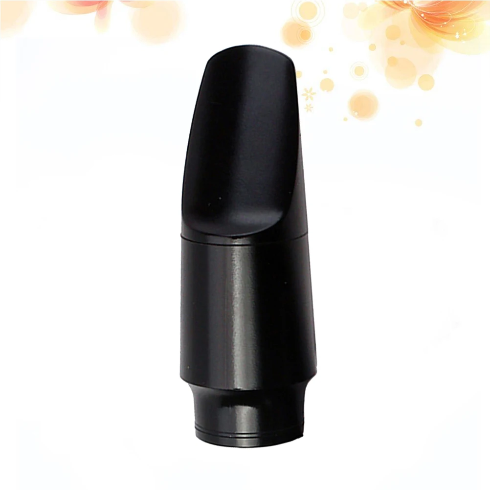 

1pcs Soprano Saxophone Plastic Mouthpiece For Saxophone Music Instrument Accessories Black Easy Playing Rich Tone High Pitch