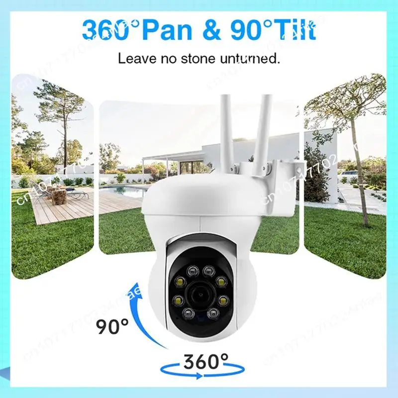

A17Z 4X Digital Zoom 8MP Wifi Camera Outdoor Wireless Security Surveillance PTZ Camera Human Tracking Two-Way ACCTV