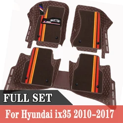 Carpets For Hyundai ix35  2017 2016 2015 2014 2013 2012 2011 2010 Car Floor Mats Decoration Protect Auto Interior Accessories Le