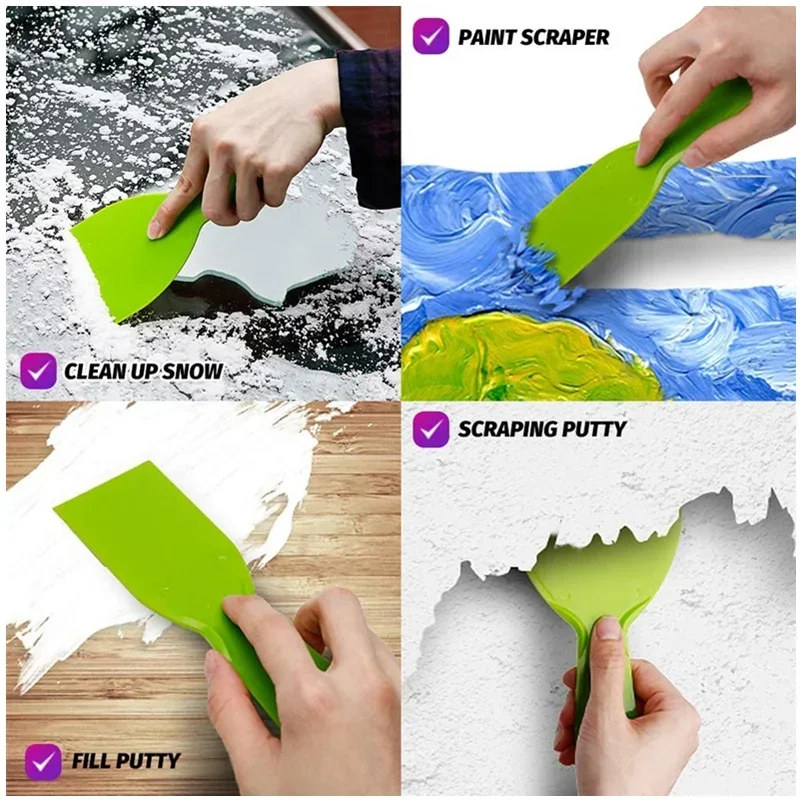 Imagem -02 - Raspador de Canto Plástico para Piso e Parede Putty Knife Finisher Cleaning Remoção de Concreto Builder Tool Telha Cerâmica Grout pc Pcs