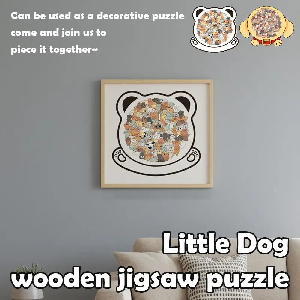 135 pezzi puzzle in legno a forma di gatto pezzi irregolari gioco antistress perfetto compleanno regalo di Natale per gli amanti dei gatti decorazioni per la casa
