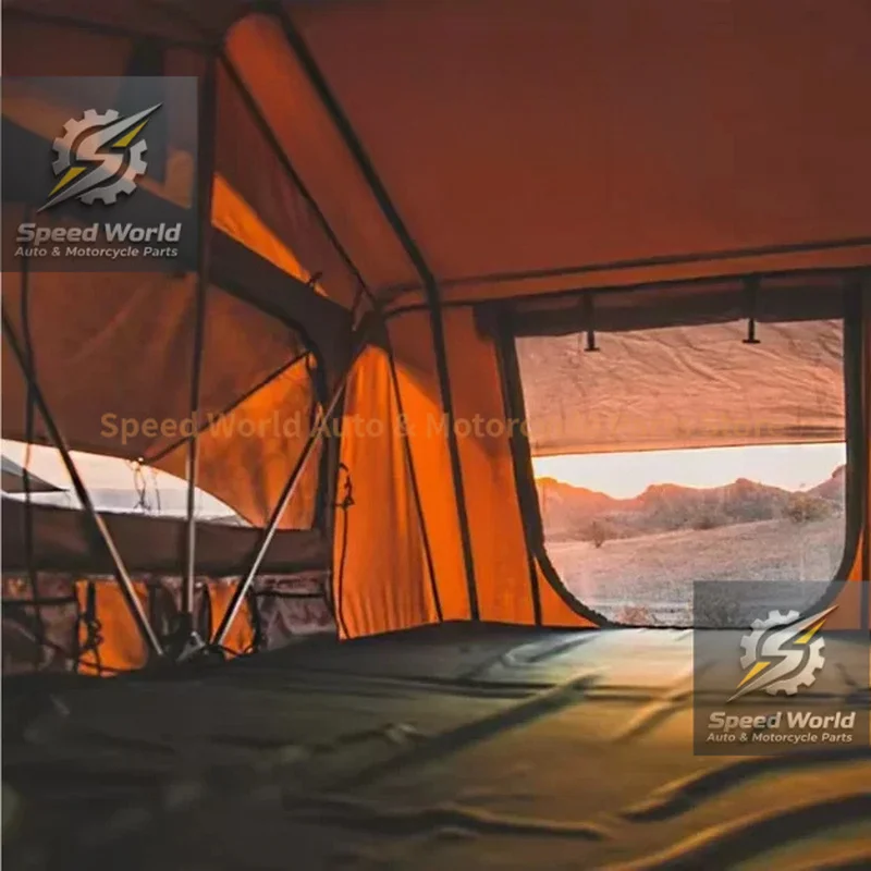 High Quality Softshell Aluminium Rooftop Large Space 4X4 Off Road Outdoor Camping Tent Factory Direct Wholesale Custom Logo
