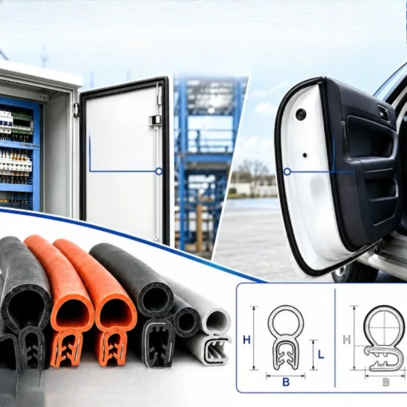 2 Meters Rubber Edge Guard, Noise Insulation Car Door Seal Strip, Sound Insulation Weatherstrip