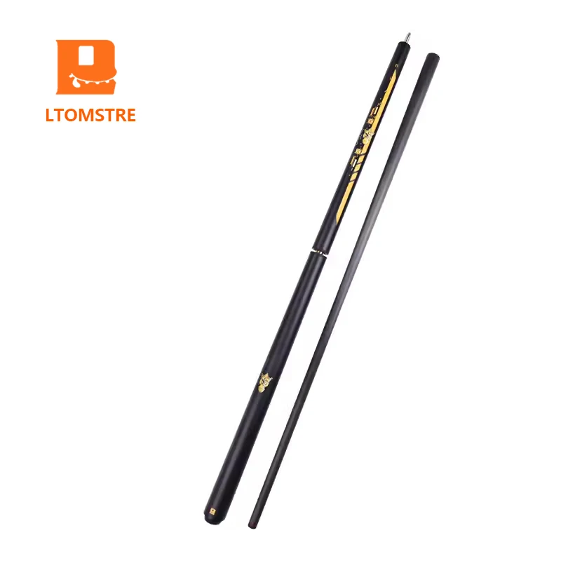 

Break Billiard Cue Punch and Jump Cues, Carbon Fibre Shaft, Center Joint, Three Section Formula, 12.98mm