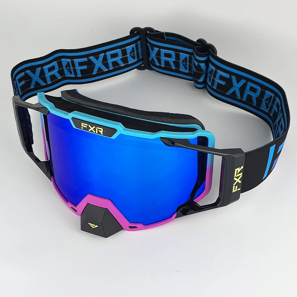 FXR موتوكروس نظارات مكافحة الضباب التزلج نظارات ATV MTB حماية الدراجات سباق الدراجات النارية نظارات يندبروف على الجليد حملق