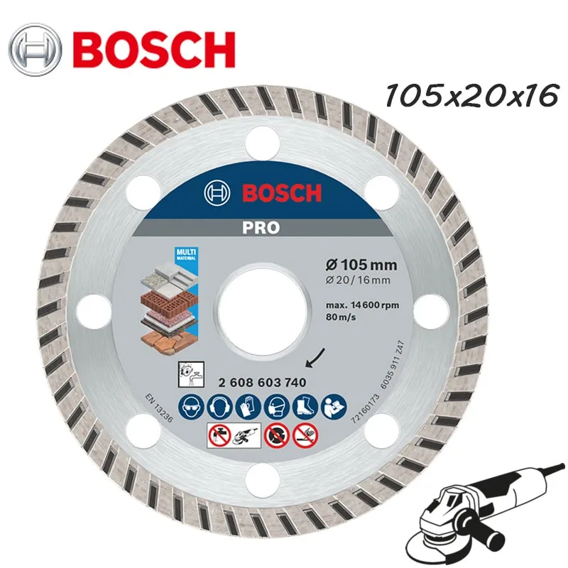 

Bosch Professional Marble Woodworking Universal Diamond Cutting Disc Prom740 Turbine Continuous Tooth Circular Saw Blade Tools