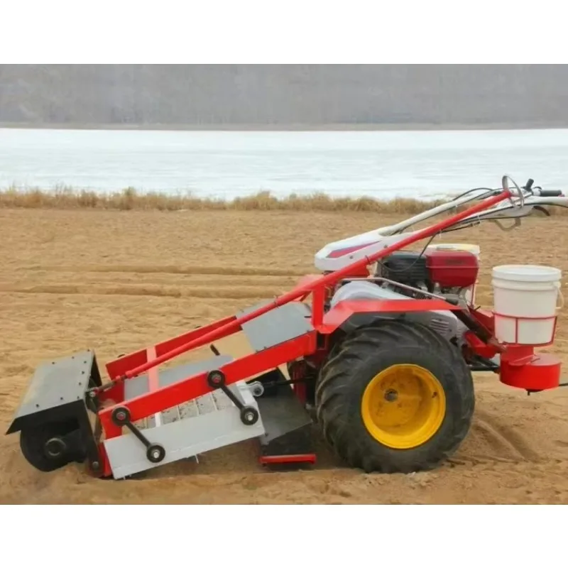 Flexible and Easy to Operate Hand Push Gobi Beach Trash Screening and Cleaning Machines Beach Cleaning Machines