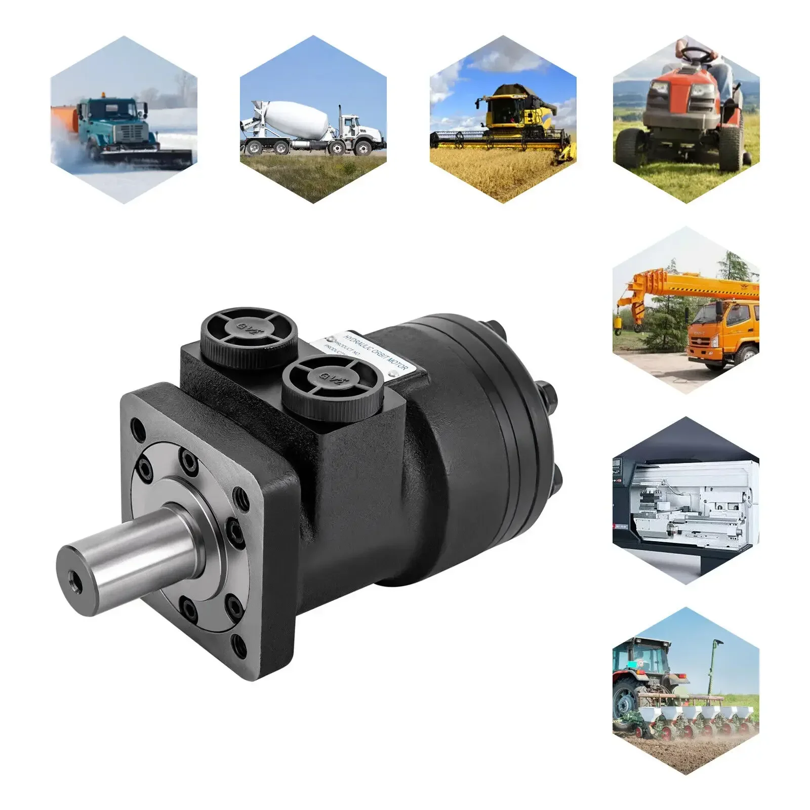 มอเตอร์ไฮดรอลิก Eaton 101-1001 – การเคลื่อนที่ 50ML/R เหมาะสําหรับอุปกรณ์ไฮดรอลิกสําหรับงานหนัก