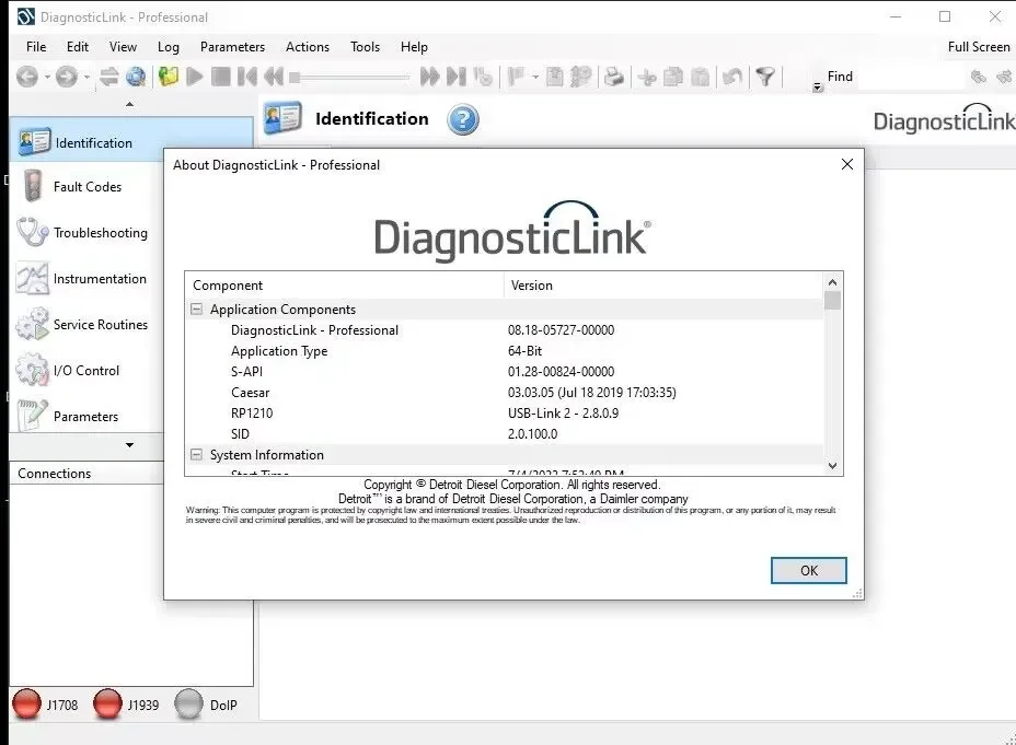 

2023 Detroit Diesel Diagnostic Link DDDL 8.18 sp1 Professional Level 10+Troubleshooting 2023.09