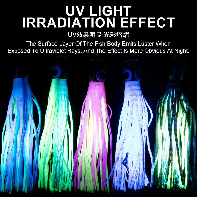 OBSESSION Mahi Marlin Wahoo – Señuelo pulpo blando 110g - imagen 4