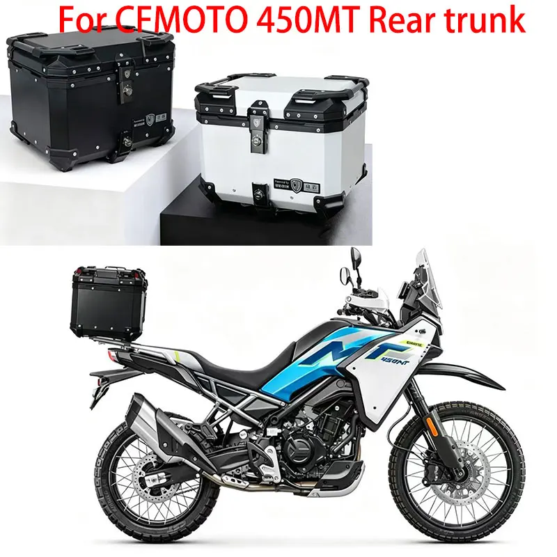For CFMOTO 450MT Motorcycle Modified ADV Tail Box Support Holder Rear Cargo Carrier Bracket Enlarged Rack Top Case Base Bracket