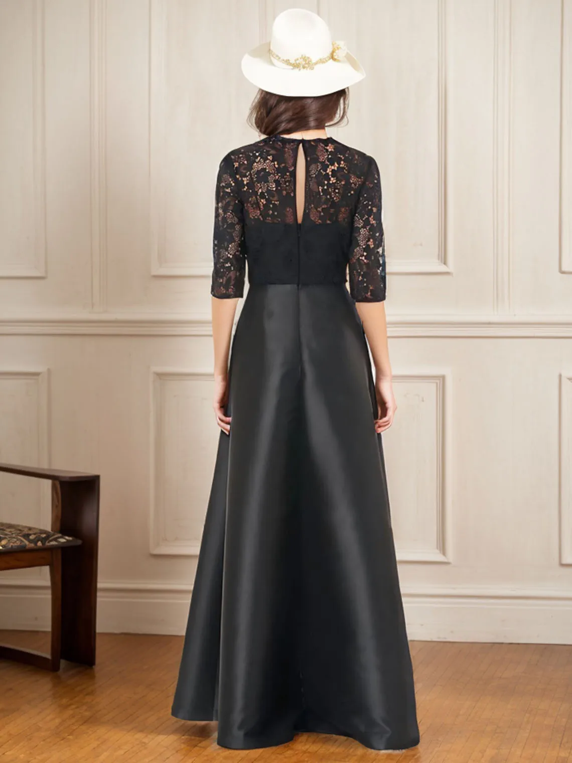 Elegant Jumpsuit ชุดสูทกางเกงงานแต่งงานชุด SatinJewel คอครึ่งแขนข้อเท้าความยาวชุดอย่างเป็นทางการ 2025 ฟรีที่กําหนดเอง