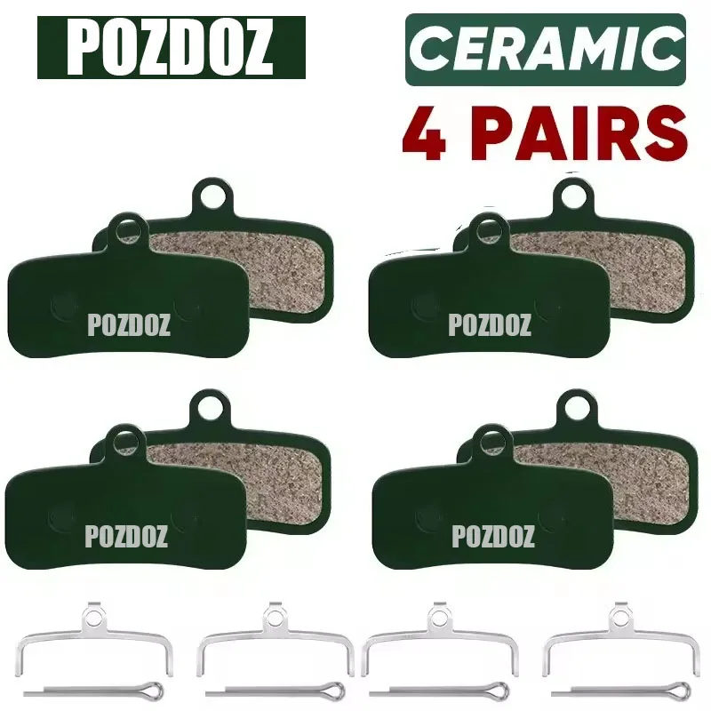 POZDOZ Keramik-Hydraulik-Scheibenbremsbeläge, verschleißfeste Scheibenbremsbeläge für SHIMANO D02S N03A 1/2/4/6/8/10 Paar MTB-Bremsbeläge – Detail 7