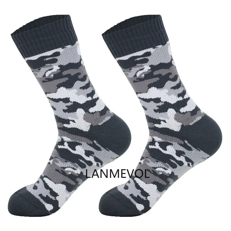 Camouflage Waterproof Socks Hiking Outdoor Sports Climbing Hiking Camping Sock Men Outdoor Women\'s Camouflage Waterproof Socks