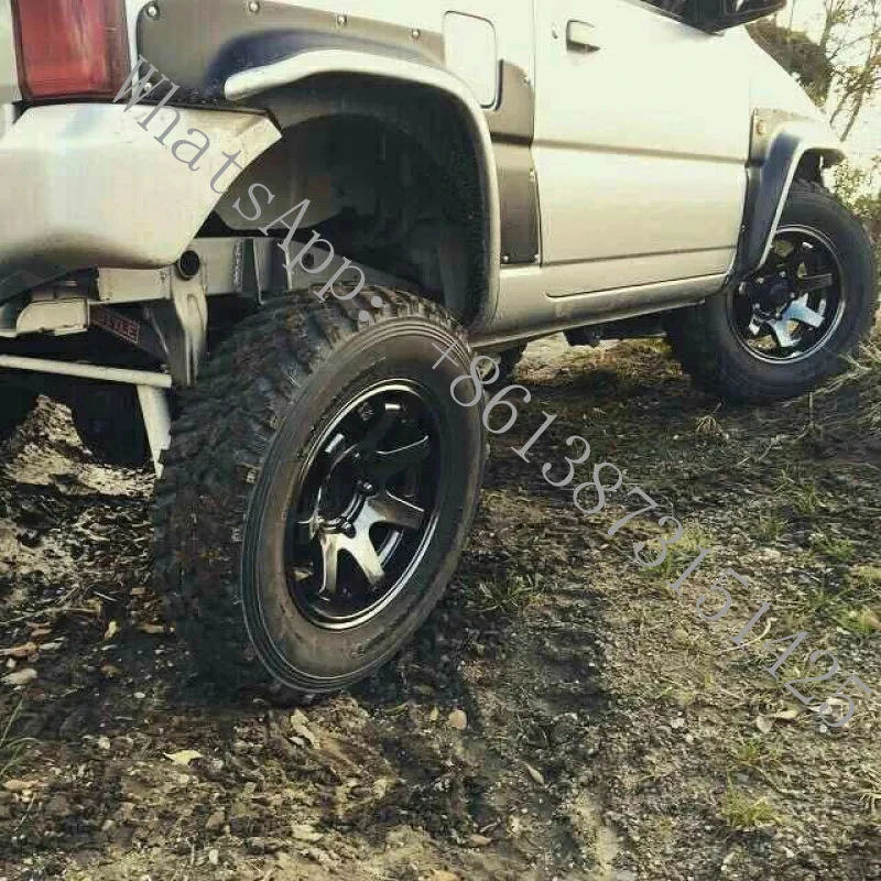 

Suitable Jimny Wide Body Surround - ABS/Carbon Fiber, Front Rear Mudguard Wheel Arch