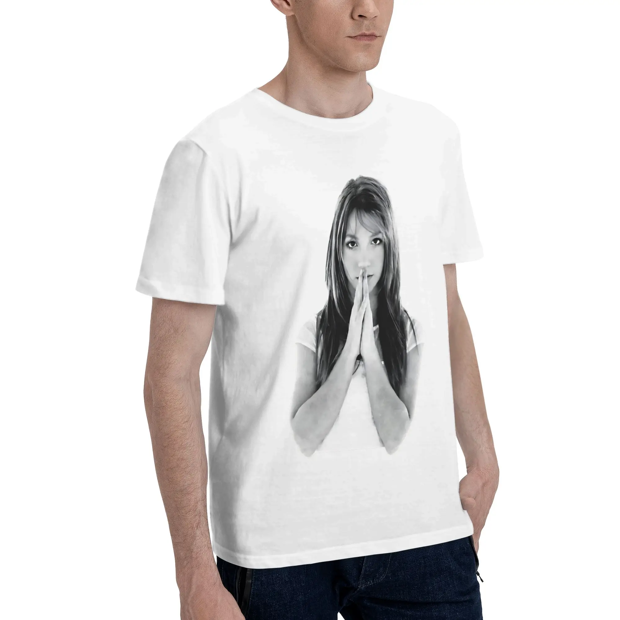All Seasons The Boys Laz Alonso Britney Spears T Shirt For Unisex  Pure Cotton T-shirts Short Sleeve Tops